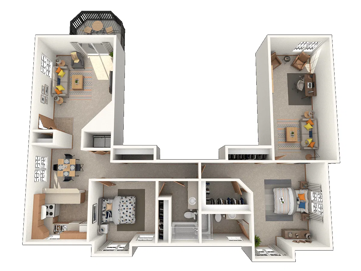 Floor plan Monroe