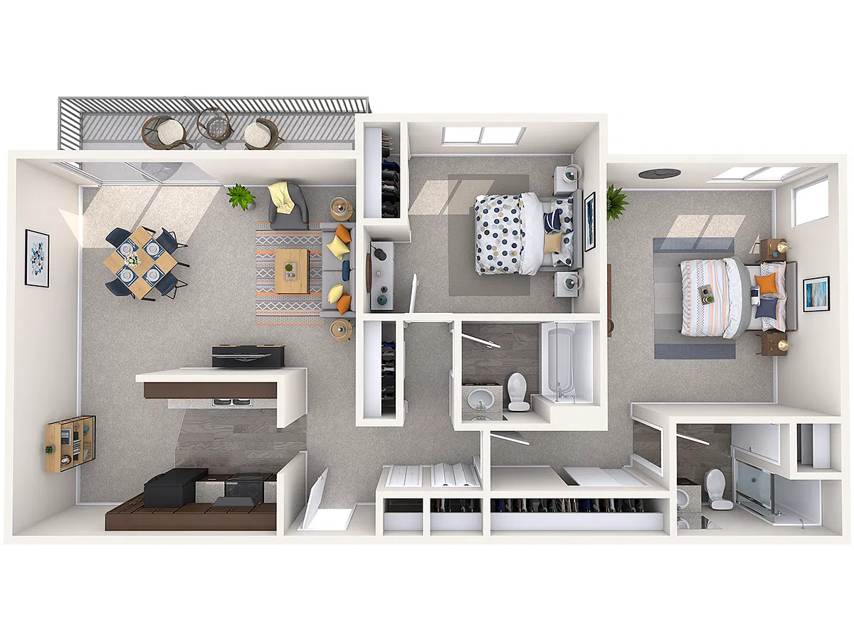 Floor plan Standard Hampton