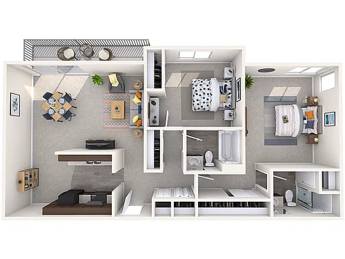 Floor plan Standard Hampton