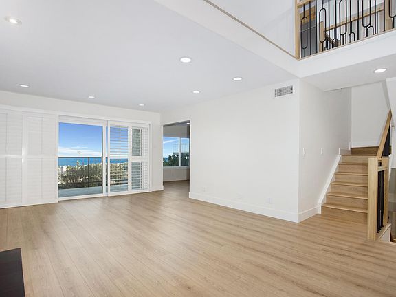 Oceans views from the spacious living room.