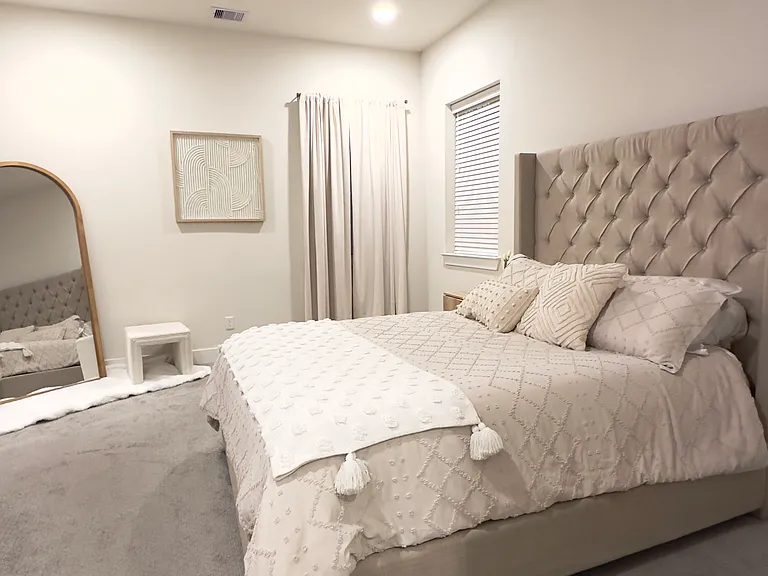 spacious master bedroom