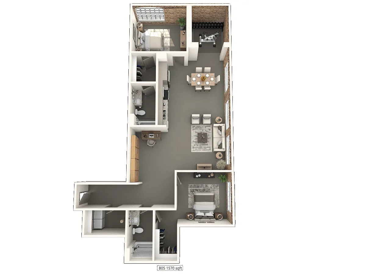 Floor plan B05