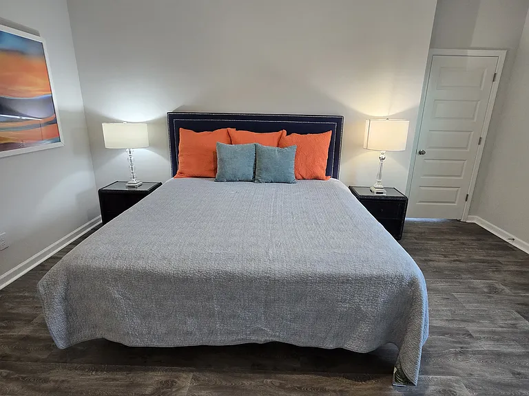 Primary bedroom located downstairs