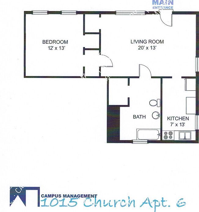 2nd image of 1015 Church St APT 6