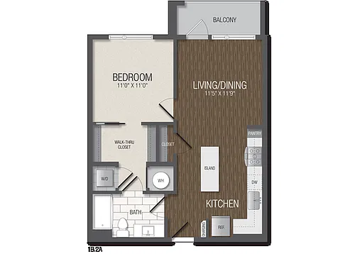 Floor plan T.1B2A
