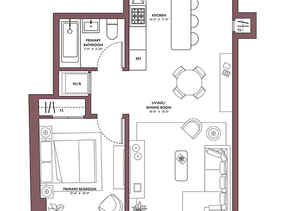 2nd image of 225 W 28th St APT 3H