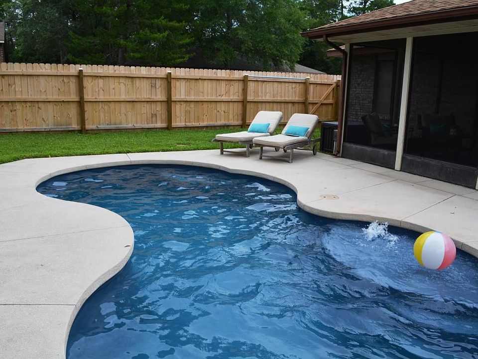 close up of pool