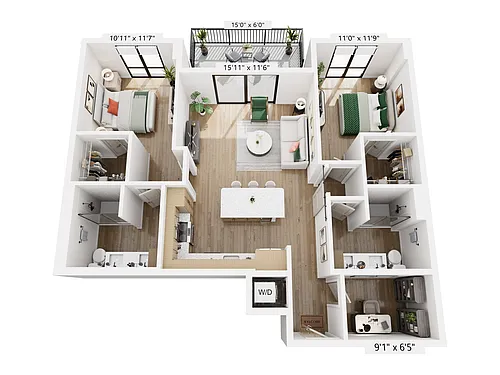 Floor plan B7