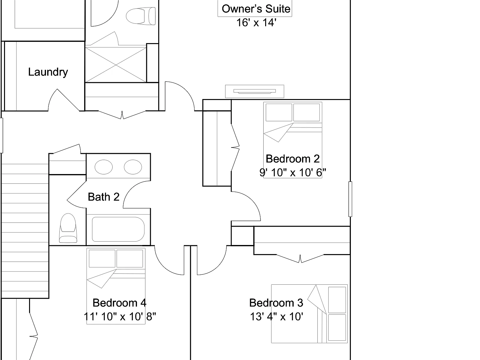 4 bed, 2.5 bath, 1836 sqft, $1,800 — Photo 3