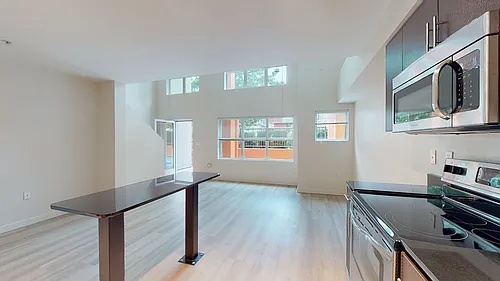 Floor plan 1 Bed 1.5 Bath