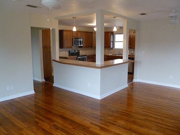 Living room open to kitchen