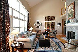 Massive windows views of golf course