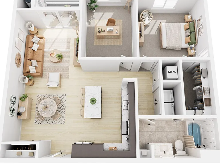 2 Bedroom 2 Bedroom