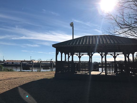 Shared gazebo for residents