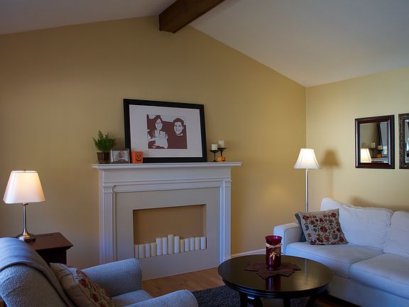 vaulted living room ceiling