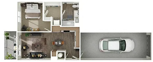 Floor plan A1 + Garage