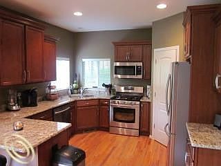 Cherry Kitchen with Granite
