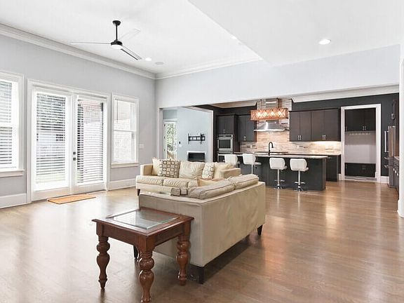 view of the kitchen from the living room