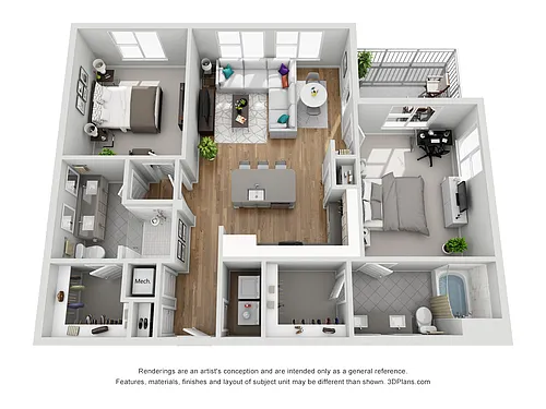 Floor plan 2MCb
