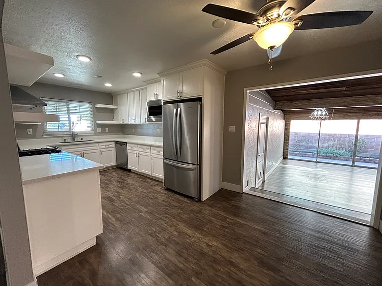 Kitchen w/ view of Bonus Room