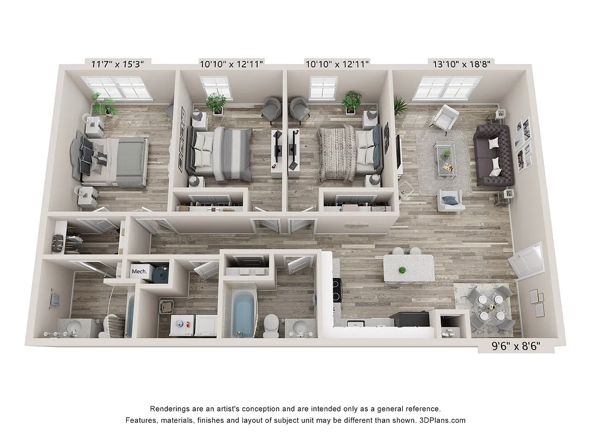 Floor plan C2 Standard
