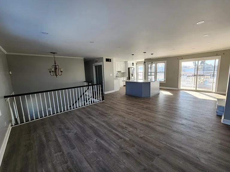 Second Floor: Living room, dining room, and kitchen. Spacious and Bright!