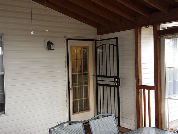 Exit to screened porch