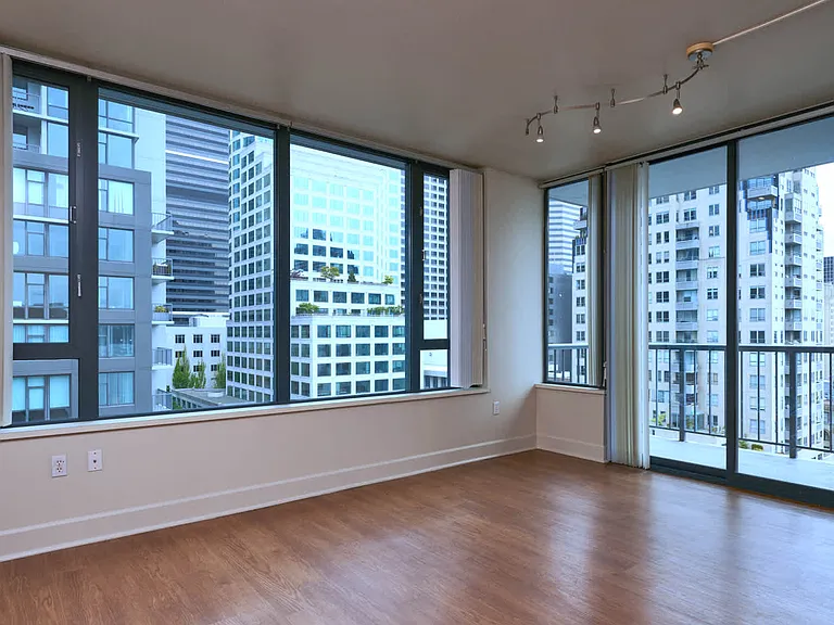 Living Room with Balcony and Hard Surface Flooring