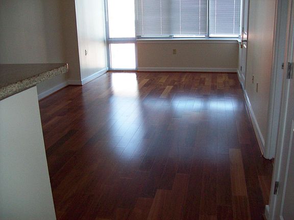 East-facing unit w/ hardwood floors