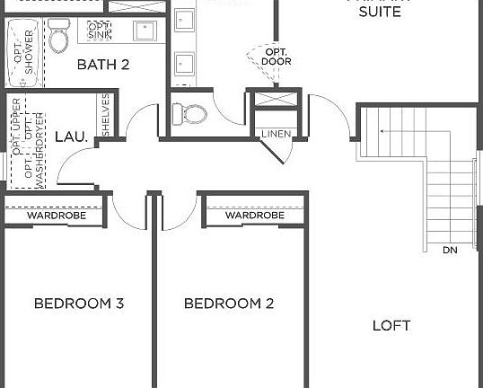 Second Floor Layout