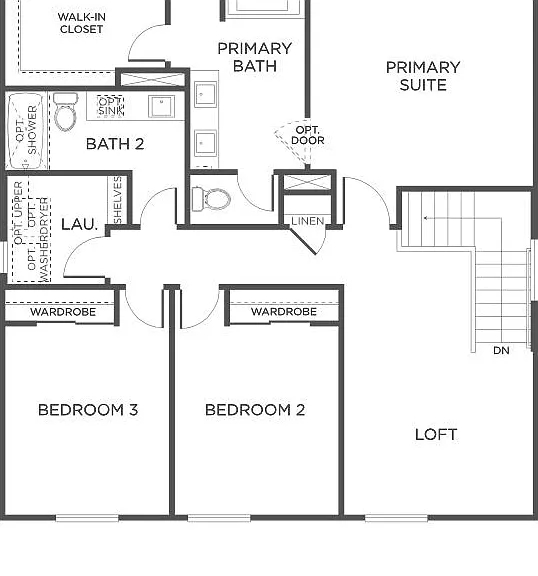 Second Floor Layout