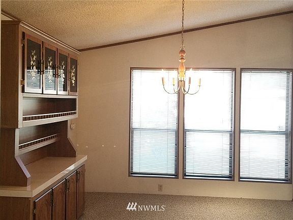 Dining area just off the kitchen