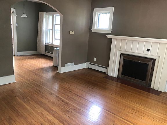 Living room and dining room