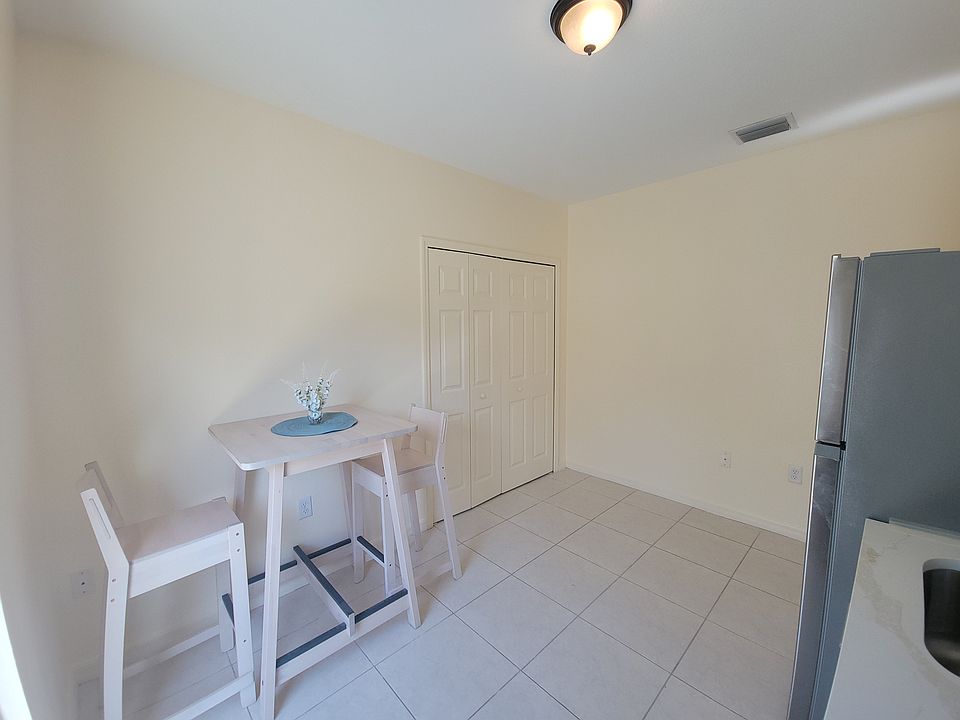 Breakfast nook and large pantry