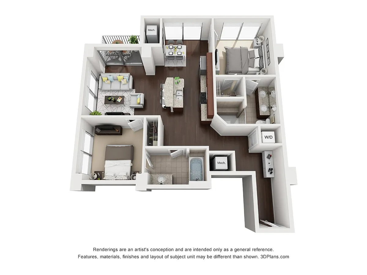 Floor plan The District - 02/17