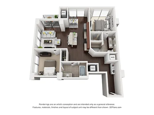 Floor plan The District - 02/17