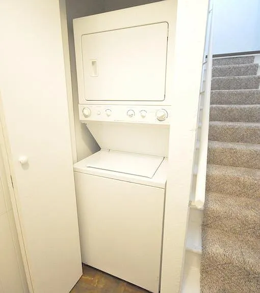 In unit washer and dryer