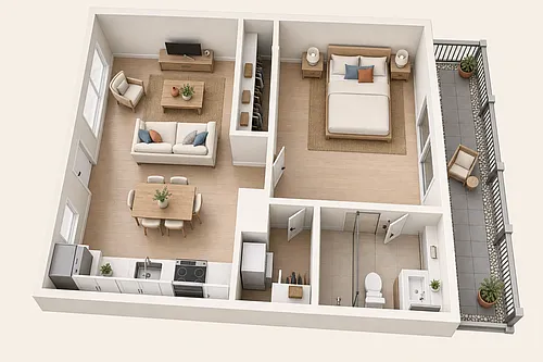 Floor plan Wabasso