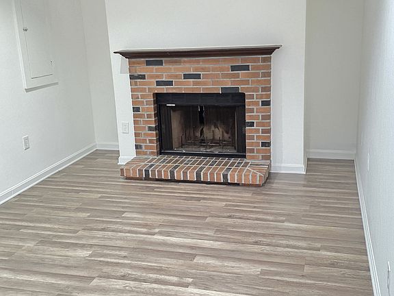Basement Room with Fireplace