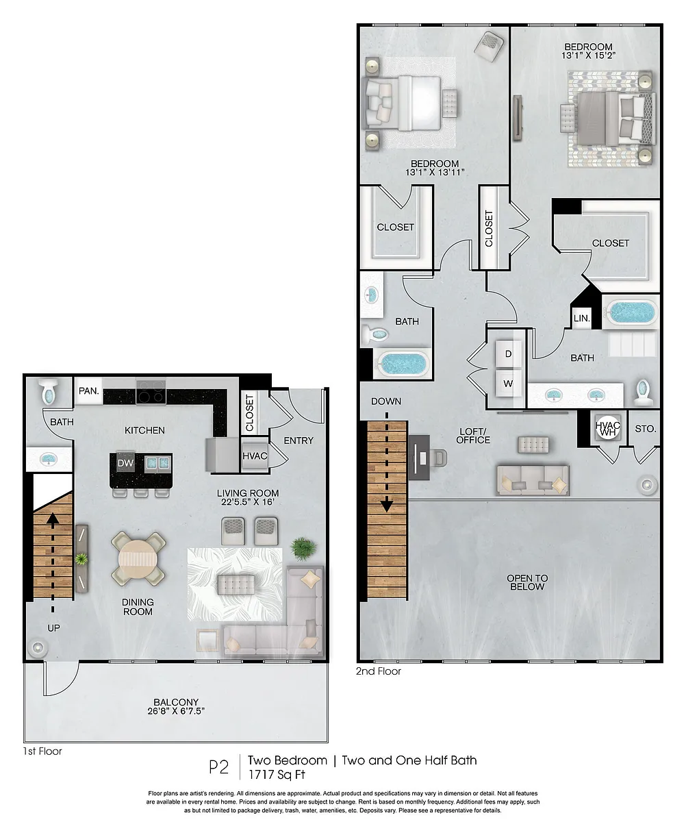 Floor plan P2