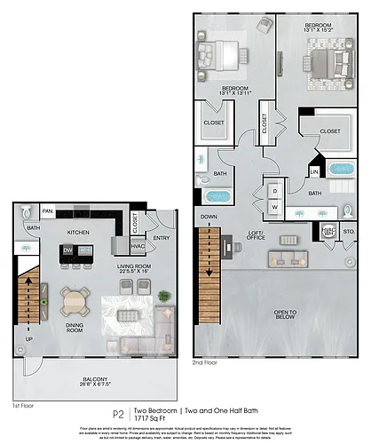 Floor plan P2