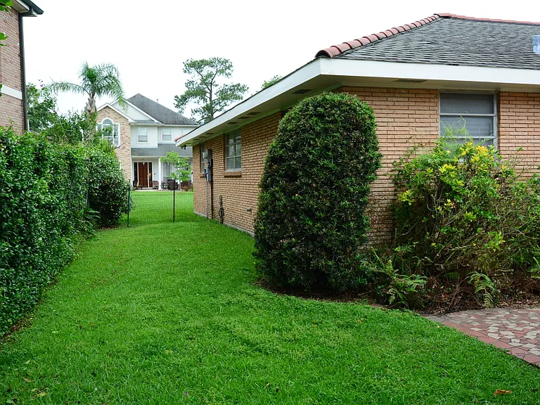Fenced in yard