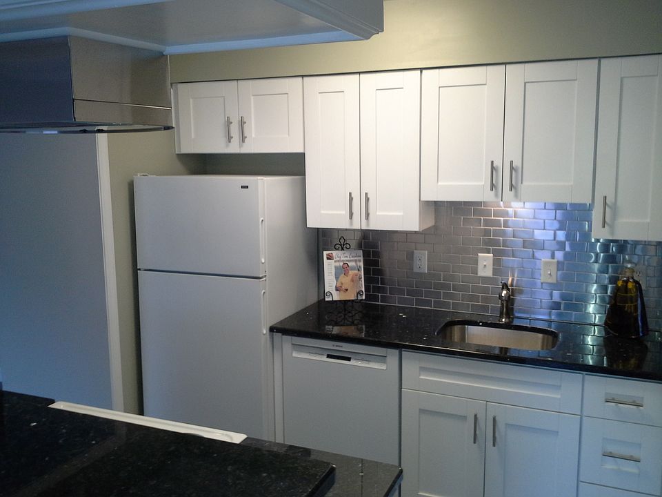 Kitchen with granite counter