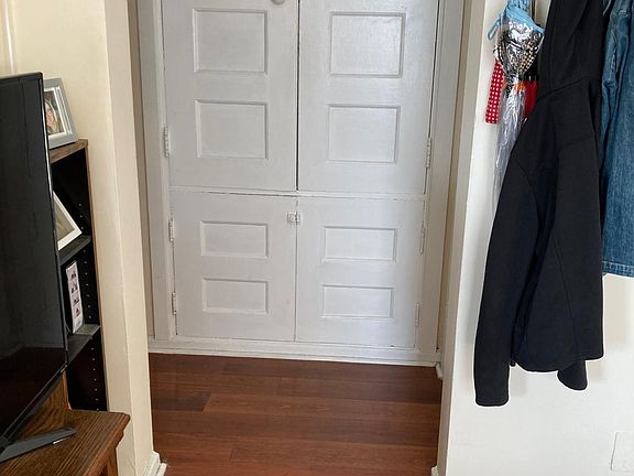 Built in closet in hallway