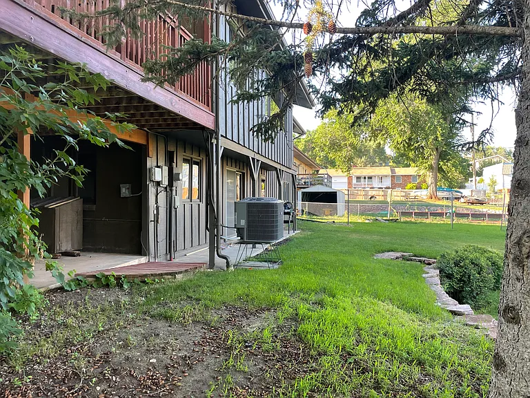 Back of home/backyard space.