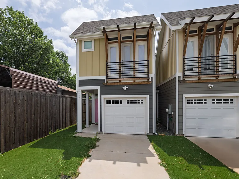 View of the outside of the unit and neighborhood.