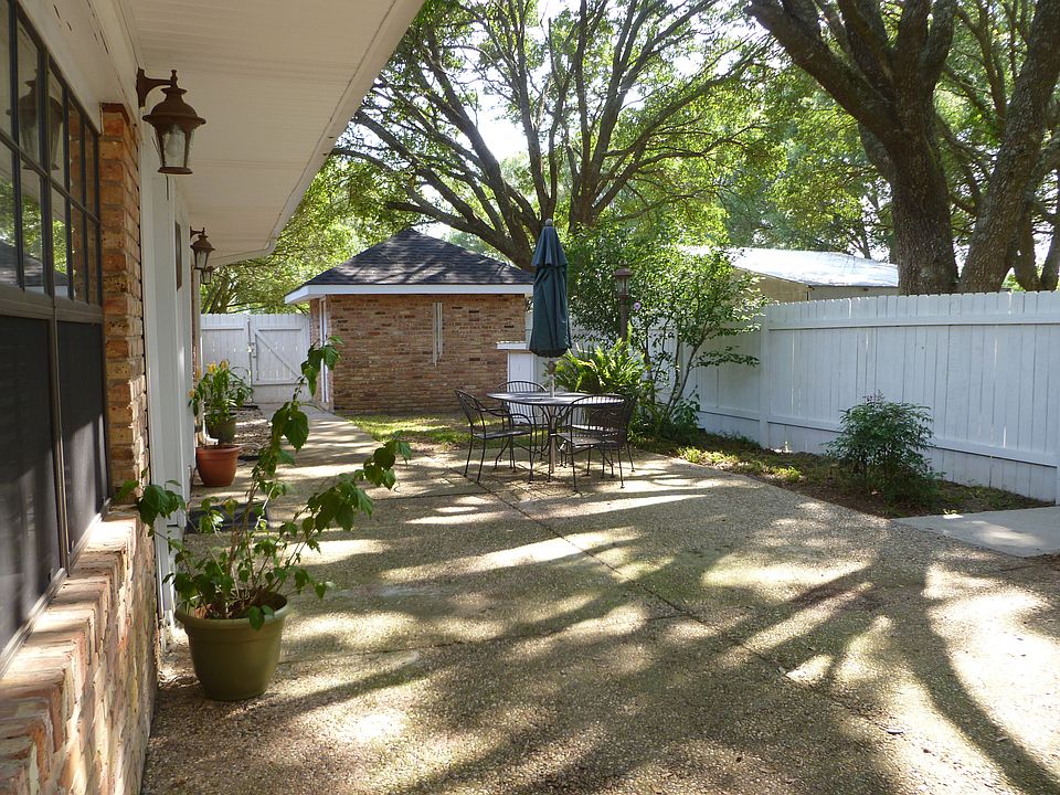 Fenced yard