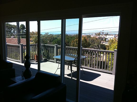 Living Room View/Windows/Deck