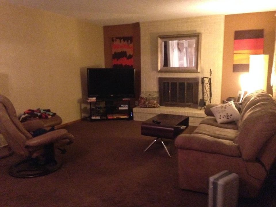 Main living with fireplace