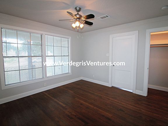 Bedroom 1 faces spacious front porch